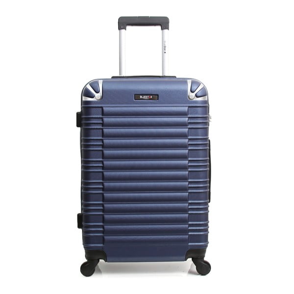 Granatowa walizka podróżna na kółkach Blue Star Lima, 31 l