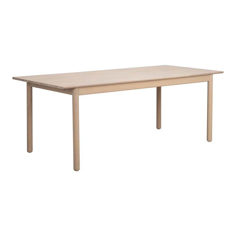 Rozkładany stół z litego drewna dębowego 90x205 cm Derrymore – Rowico