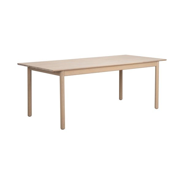 Rozkładany stół z litego drewna dębowego 90x205 cm Derrymore – Rowico