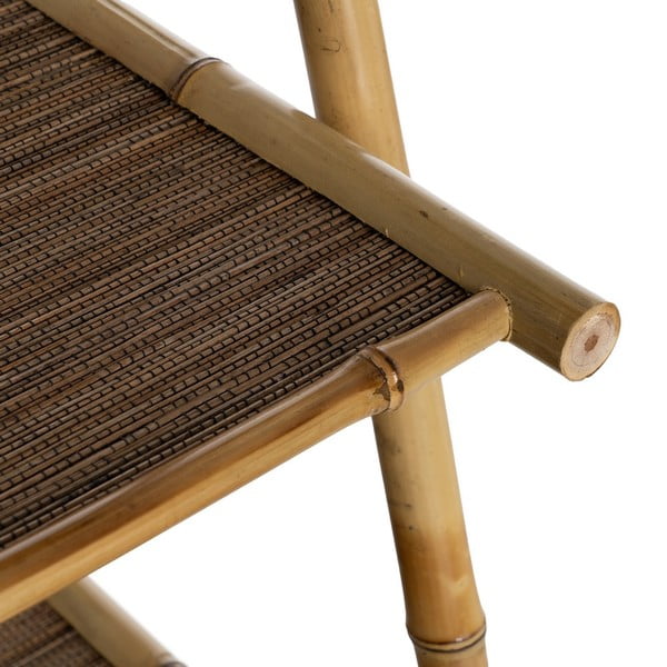 Bambusowy regał w naturalnym kolorze 48x152x50 cm Manali – Ixia-image-4