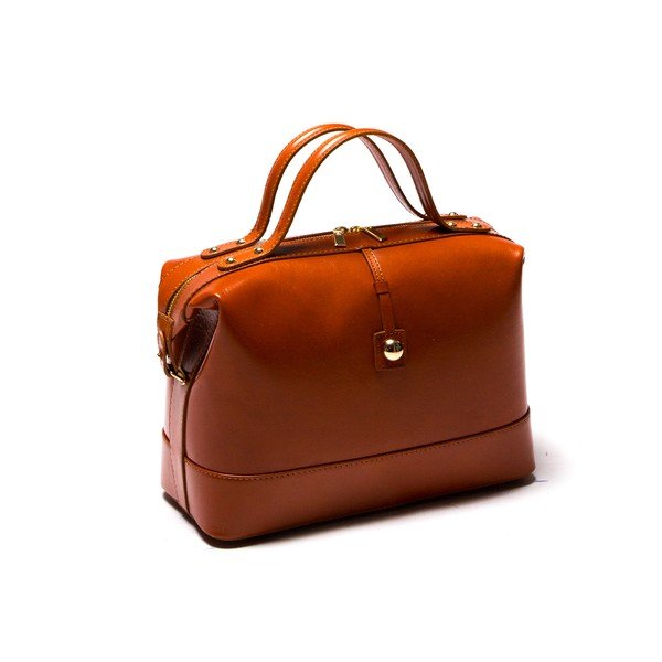 Torebka skórzana Isabella Rhea 355 Cognac-image-2