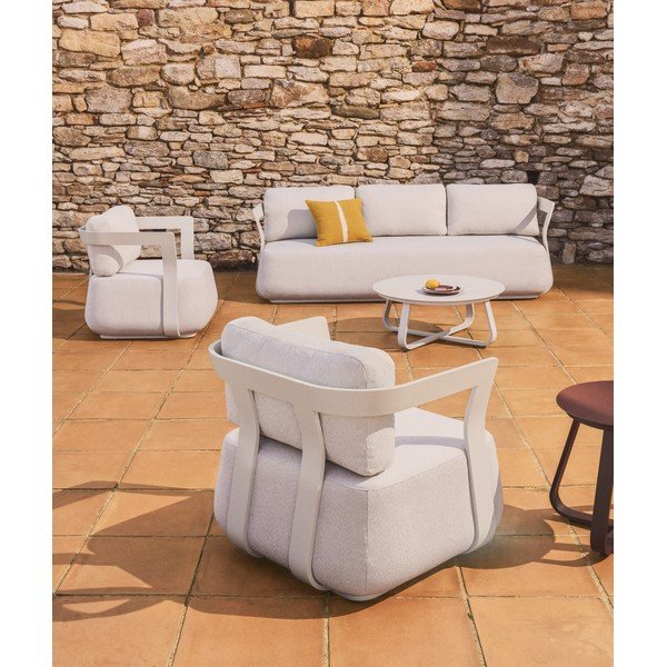 Beżowa tapicerowana sofa ogrodowa Tamaris – Kave Home-image-2