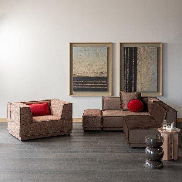 Okrągły stolik z połyskiem ø 40 cm Orivo – WOOOD-image-4