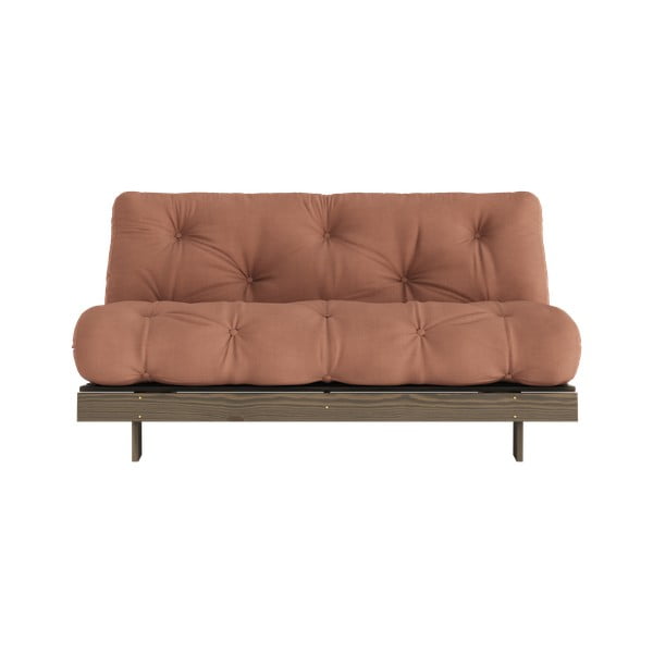 Pomarańczowomiedziana rozkładana sofa 160 cm Roots – Karup Design