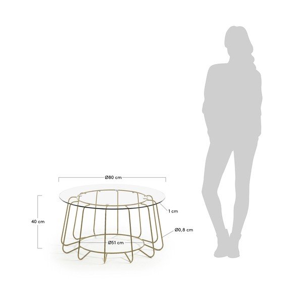 Stolik Kave Home Paradigm, ø 80 cm-image-4