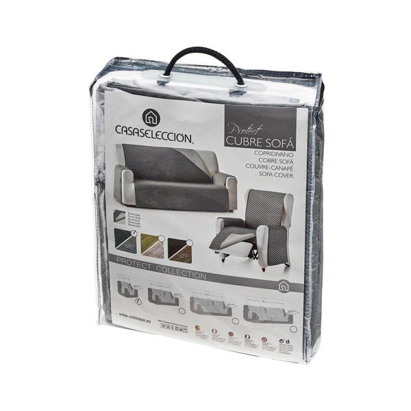 Szary ochronny pokrowiec na fotel 55 cm Protect – Casa Selección-image-3