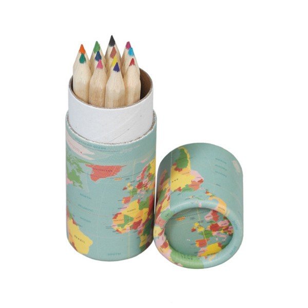 Zestaw 12 kredek Rex London World Map