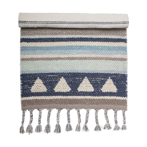 Niebiesko-szary dziecięcy bawełniany dywan Bloomingville Mini Cool, 60x90 cm-image-2