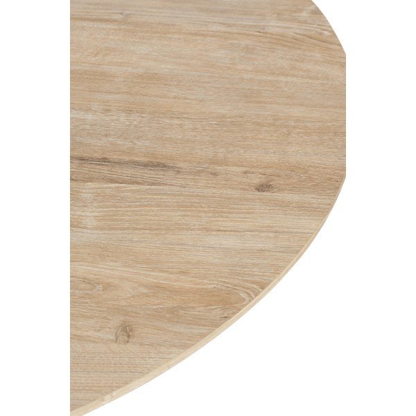 Okrągły stół w dekorze buku ø 110 cm Week – Ellos Home-image-3