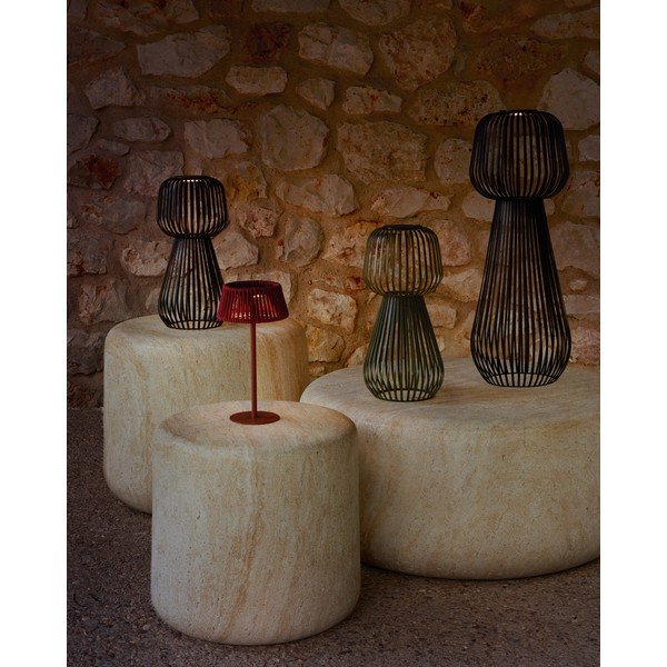 Lampa zewnętrzna stołowa LED ze ściemniaczem solarna (wysokość 42 cm) Reiba – Kave Home-image-2