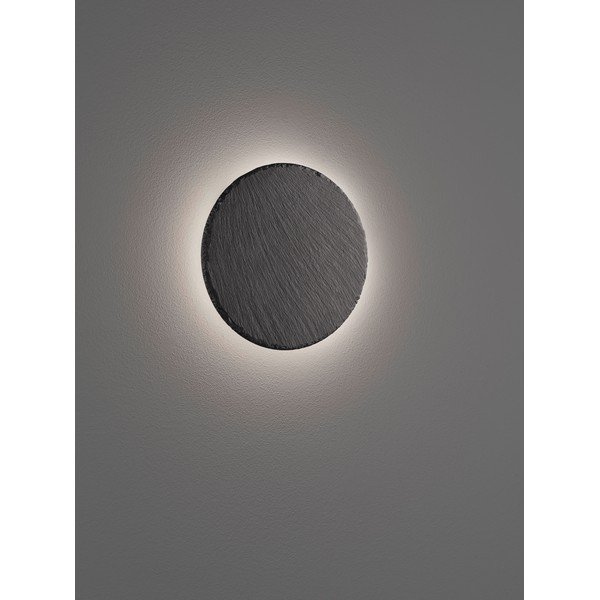 Czarny kinkiet LED ze ściemniaczem ø 20 cm Raven – Trio-image-1