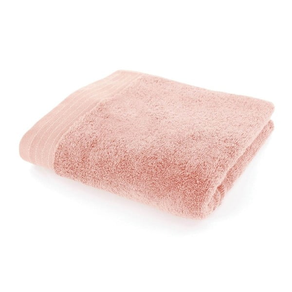 Łososiowy ręcznik bawełniany Kate, 50x90 cm