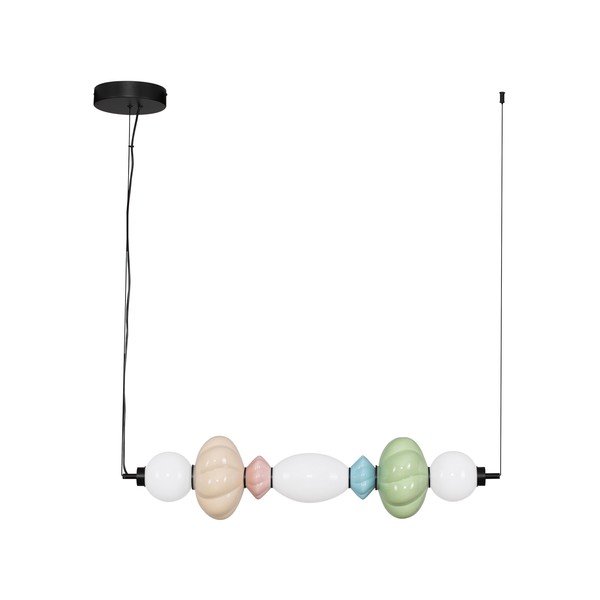 Lampa wisząca LED ceramiczna ze ściemniaczem z ceramicznym kloszem/ze szklanym kloszem Oneta – Nova Luce