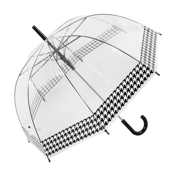 Przezroczysty automatyczny parasol odporny na wiatr Ambiance Dog Stooth, ⌀ 84 cm-image-2