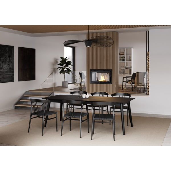 Czarne krzesło do jadalni DAN-FORM Denmark Sava-image-1