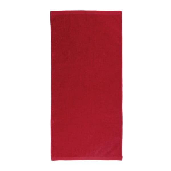 Bordowy ręcznik Artex Alpha, 50x100 cm