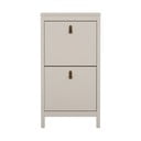 Szarobeżowa uchylna szafka na buty Madrid – Tvilum