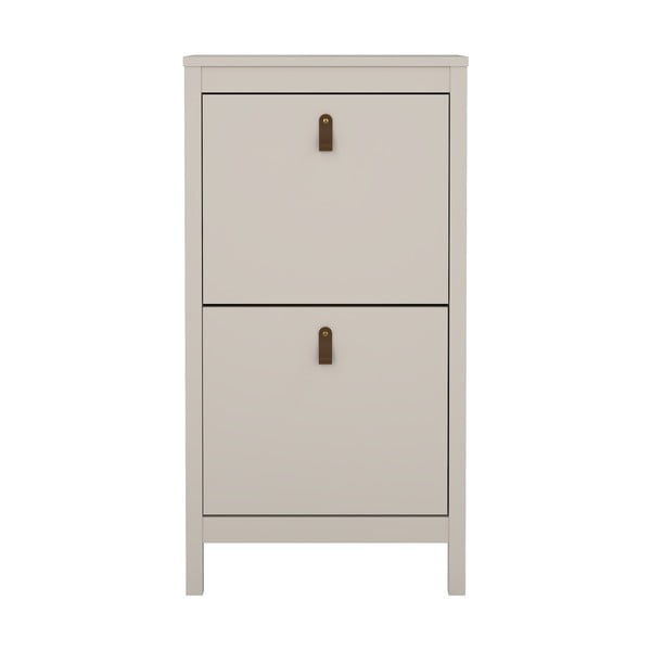 Szarobeżowa uchylna szafka na buty Madrid – Tvilum