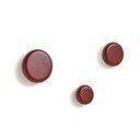 Czerwone ścienne drewniane haczyki zestaw 3 szt. Nadue – Kave Home