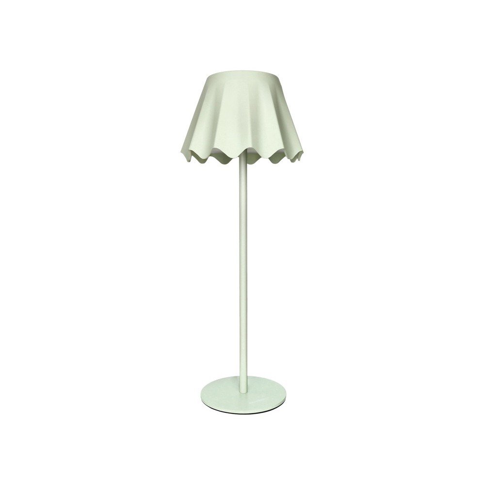 Jasnozielona metalowa lampa stołowa LED ze ściemniaczem (wysokość 36 cm) – Brandani