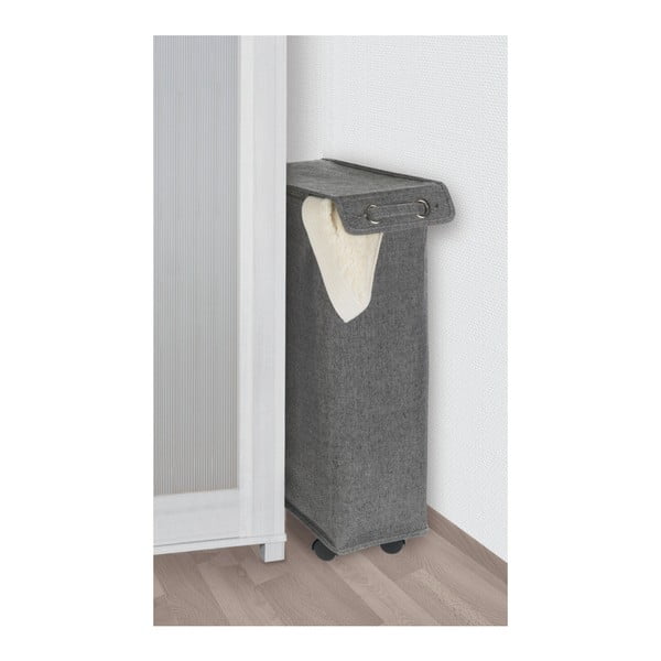 Ciemnoszary kosz na pranie Wenko Corno, 44,4 l-image-1