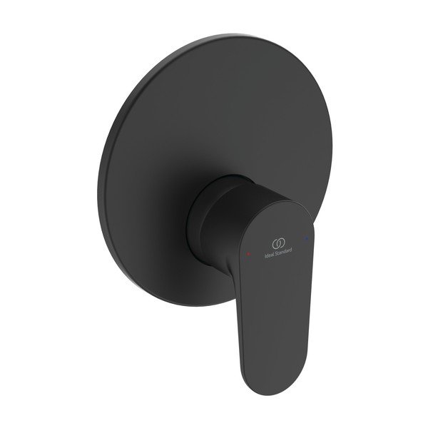 Podtynkowa bateria prysznicowa w kolorze matowej czerni Silk Black – Ideal Standard