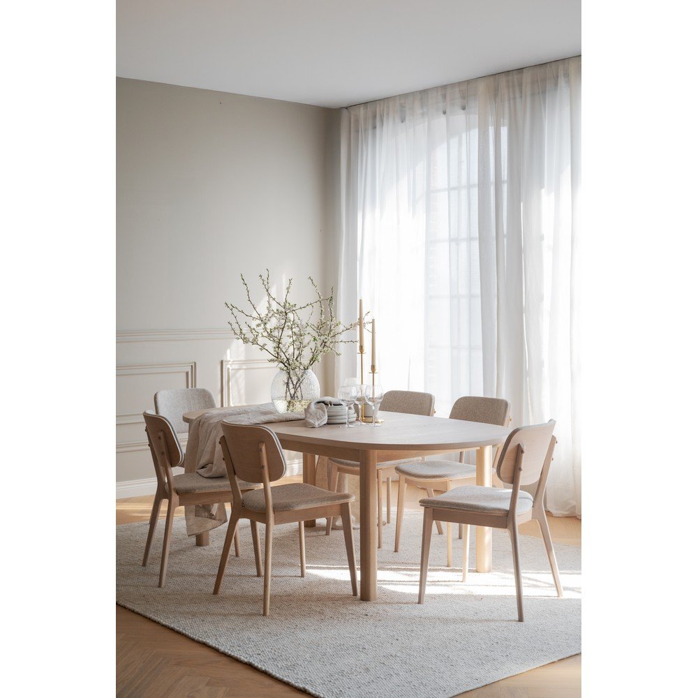 Rozkładany stół z blatem w dekorze dębu 105x220 cm Gifford – Rowico (zdjęcie 4)