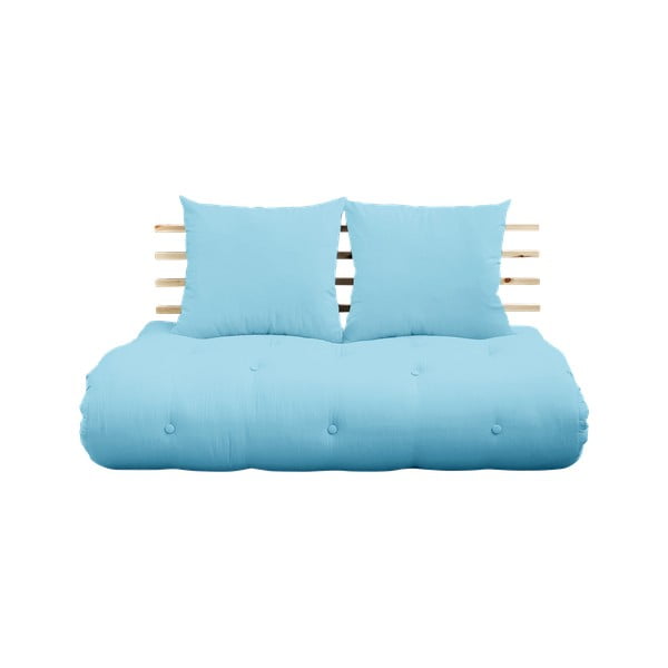Sofa rozkładana Karup Design Shin Sano Natural Clear/Light Blue