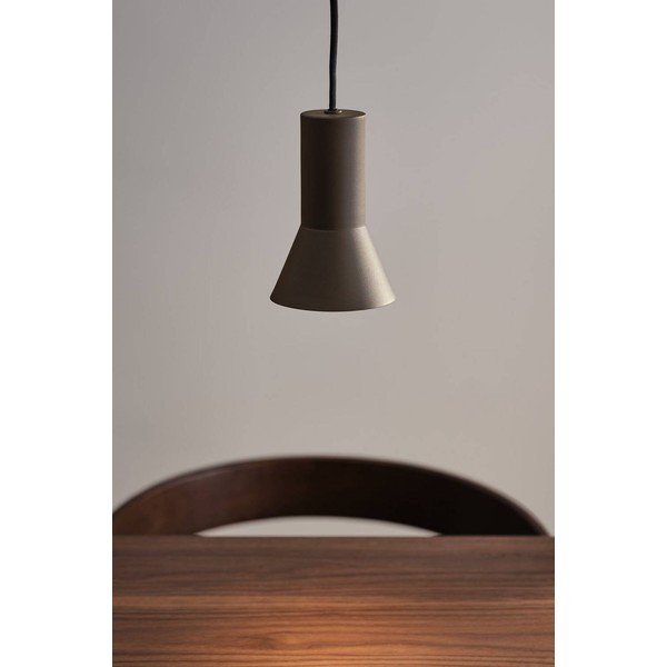 Brązowa aluminiowa lampa wisząca ze ściemniaczem ø 10 cm Evan – Jotex-image-1