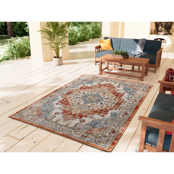 Pomarańczowo-beżowy dywan odpowiedni na zewnątrz 120x170 cm Luna Rust – Universal-image-1