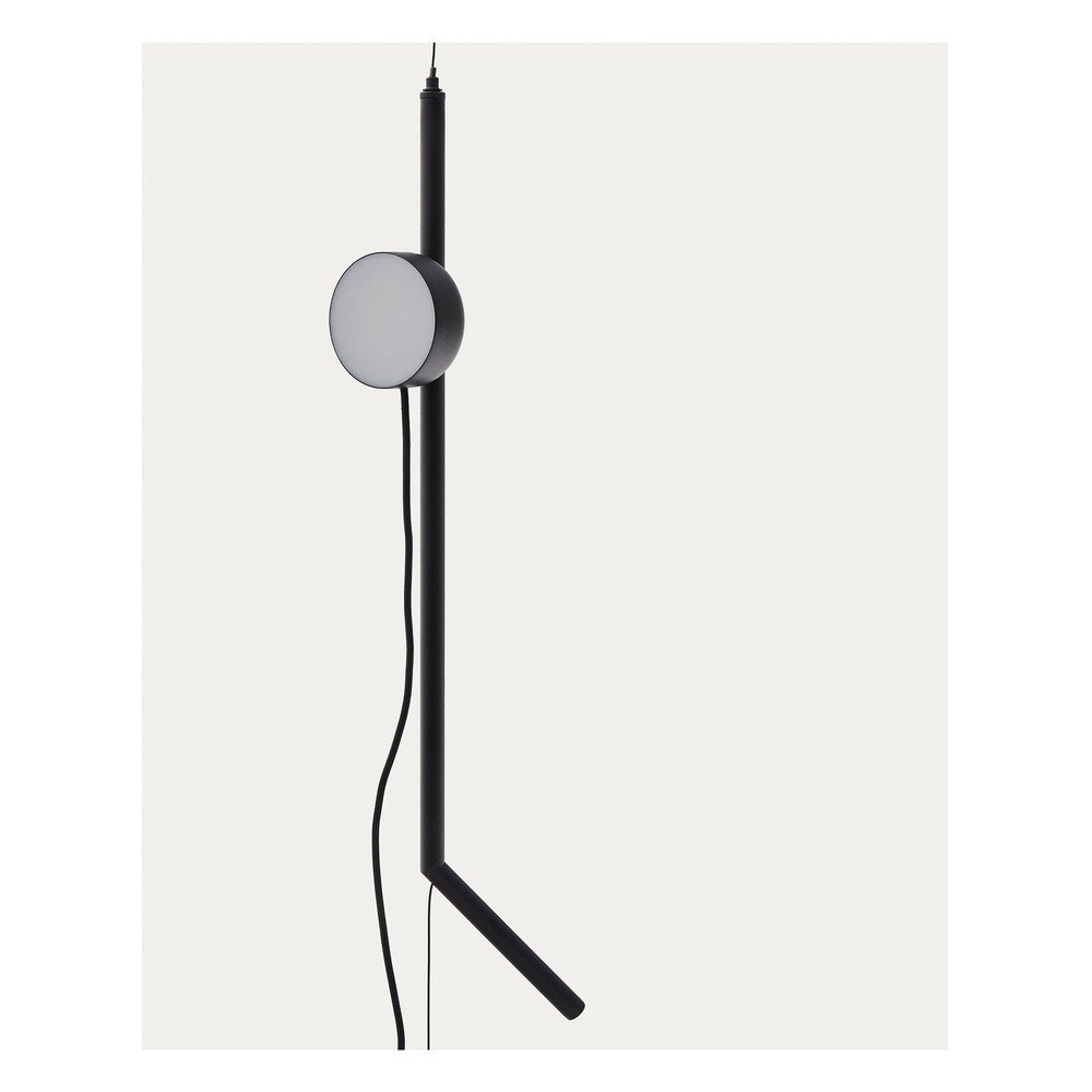 Czarna lampa stojąca LED ze ściemniaczem (wysokość 339 cm) Orey – Kave Home (zdjęcie 4)