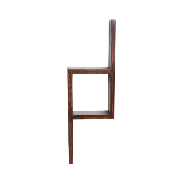 Wielopoziomowa półka z litego drewna jodłowego 17 cm Linn – Kalune Design