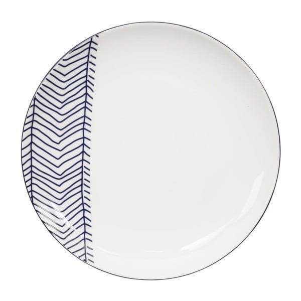 Talerz porcelanowy Tokyo Design Studio Le Bleu De Plates, ⌀ 20,5 cm