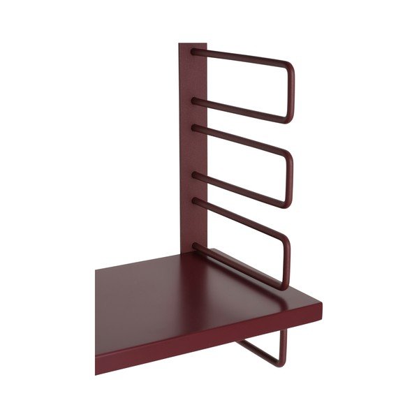 Czerwona wielopoziomowa metalowa półka 54 cm Iseo – Ellos Home-image-3