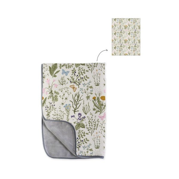 Dwustronny koc z mikrowłókna Surdic Botanicus, 130x170 cm-image-1