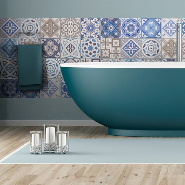 Zestaw 24 naklejek Ambiance Honduras, 20x20 cm-image-1