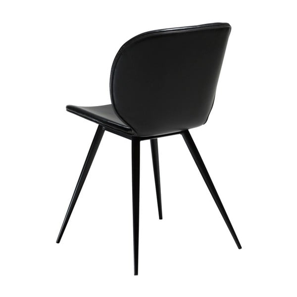 Czarne krzesło ze skóry ekologicznej DAN-FORM Denmark Cloud-image-2
