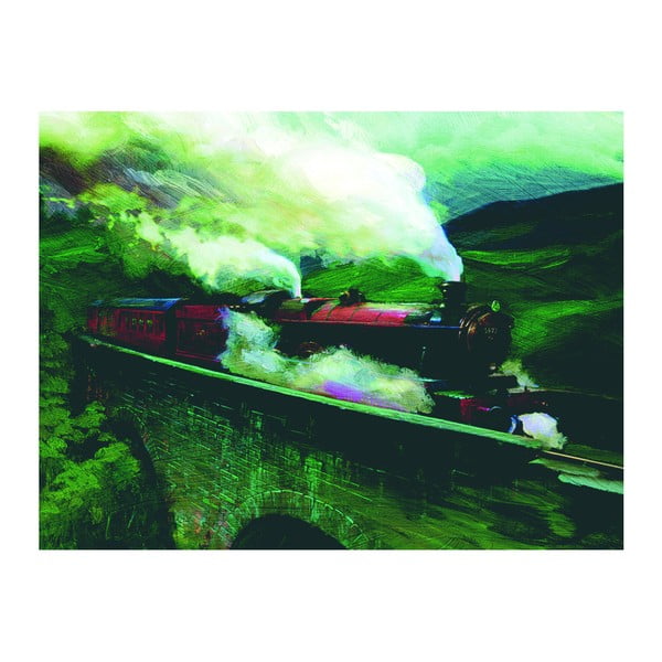 Obraz Pyramid International Harry Potter Hogwarts Express Landscape, 60x80 cm