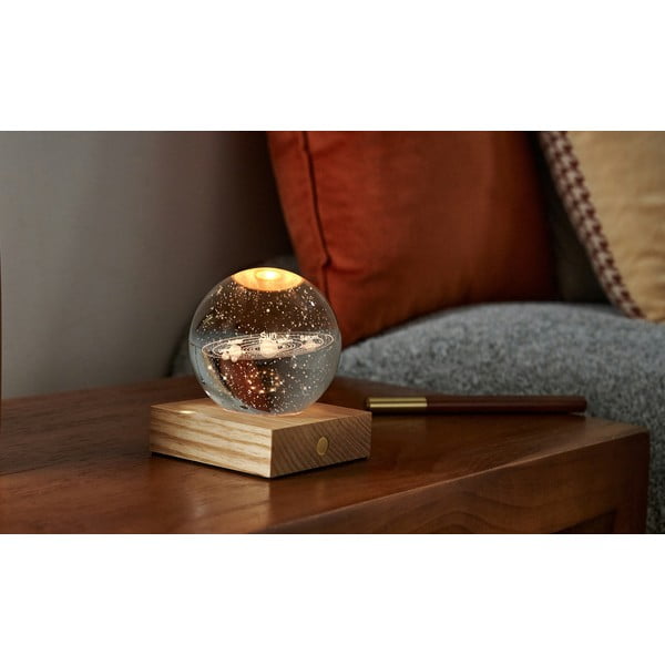 Ciemnobrązowa dekoracja świetlna na USB Amber – Gingko-image-3