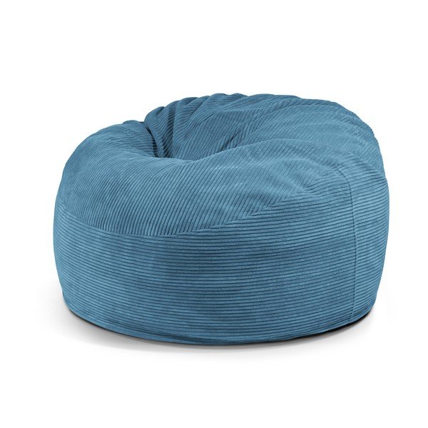 Niebieski sztruksowy worek do siedzenia Om 110 – SLOWDOWN