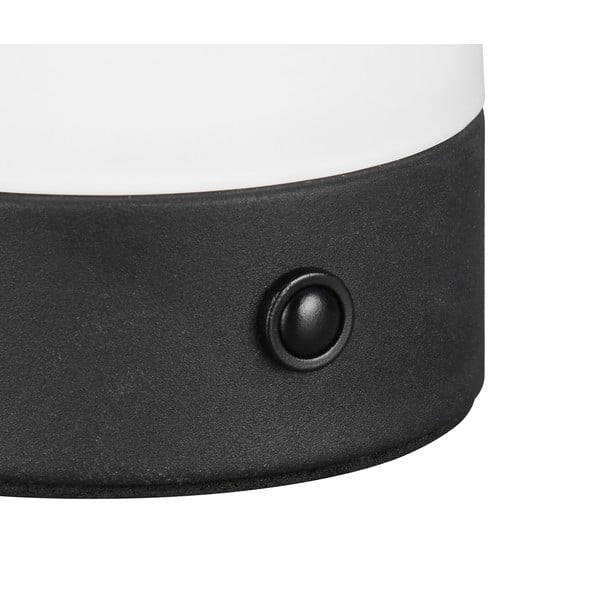 Lampa stołowa LED w matowym białym kolorze ze szklanym kloszem (wysokość 18 cm) Dooley – Trio-image-2