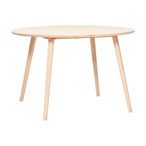 Stół z drewna dębowego Hübsch Eluf, ⌀ 115 cm