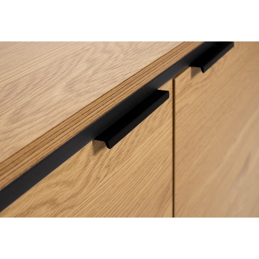 Komoda w dekorze dębu w naturalnym kolorze 104,5x80x45 cm Cesura – Unique Furniture (zdjęcie 5)