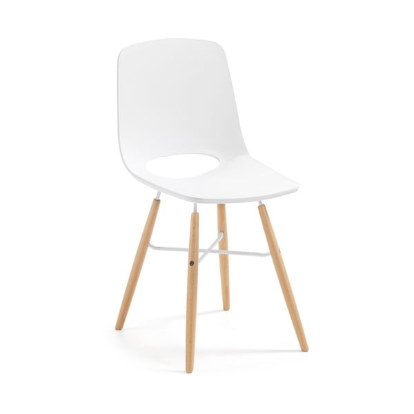 Białe krzesło La Forma Kint