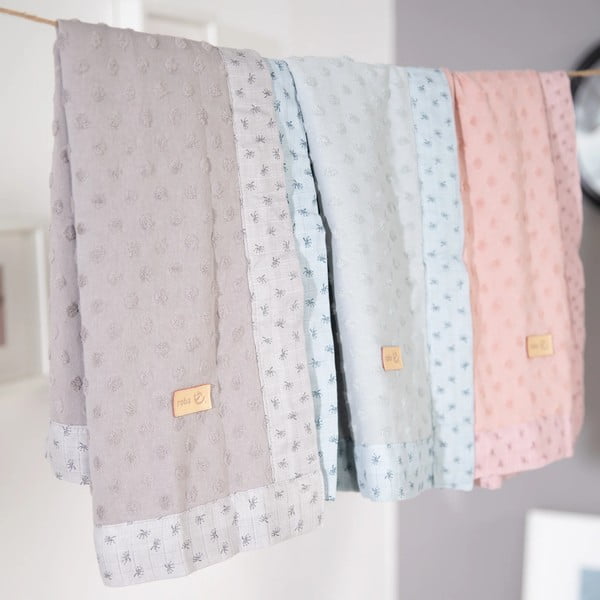 Różowy koc dziecięcy 80x80 cm Lil Planet – Roba-image-3