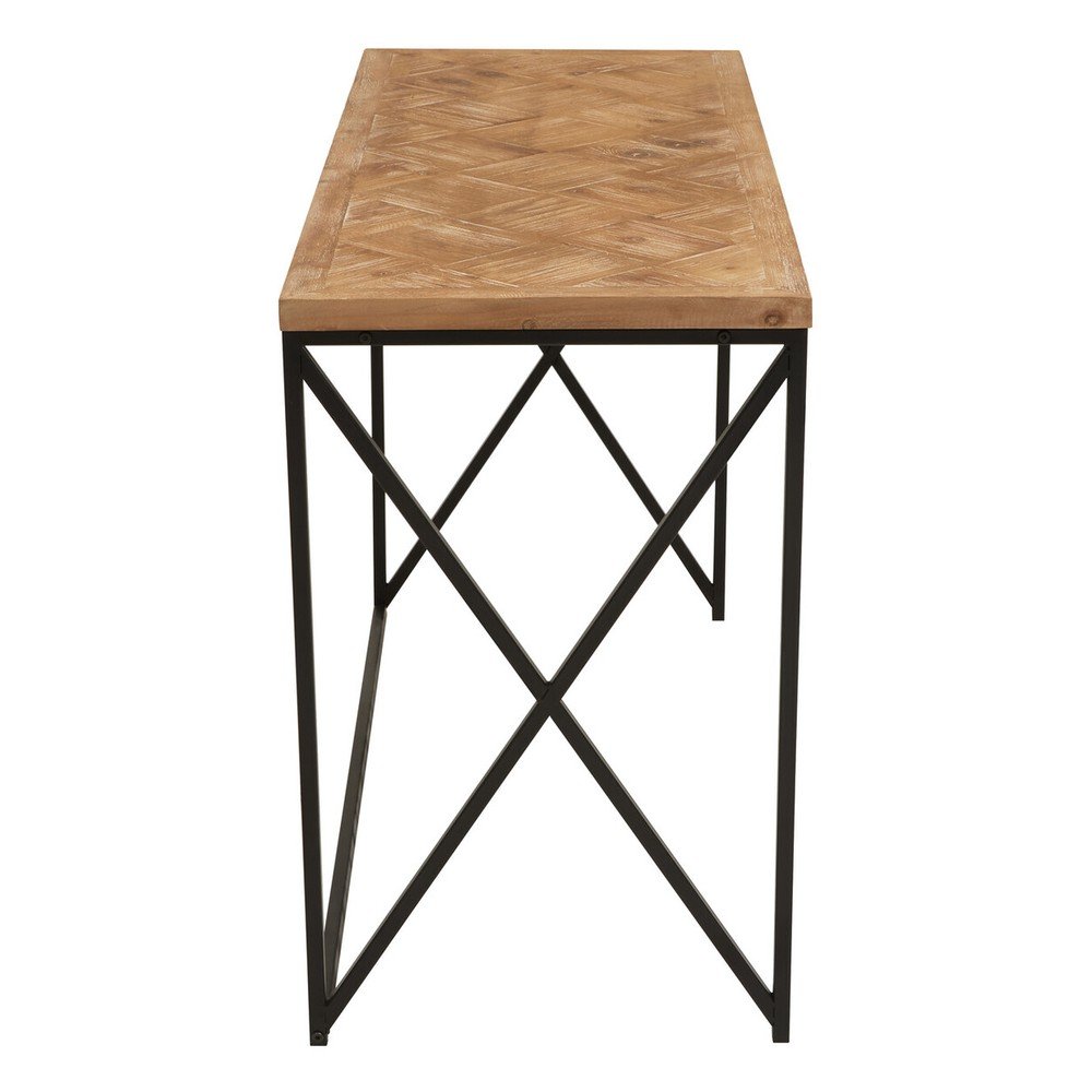 Konsola z litego drewna jodłowego w naturalnym kolorze 48x120 cm Kickford – Premier Housewares (zdjęcie 6)