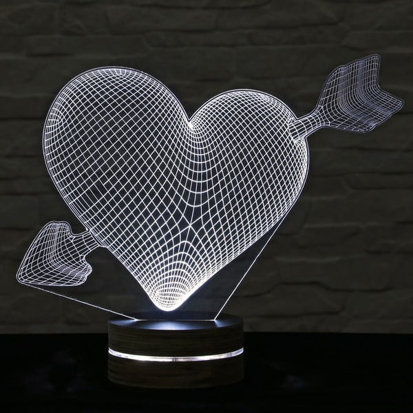 Lampa 3D stołowa My Heart