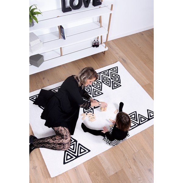 Kremowy dywan dziecięcy 170x120 cm Boho Chic – Lilipinso-image-1