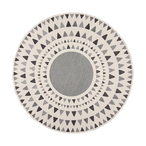 Szary okrągły dywan odpowiedni na zewnątrz ø 160 cm Shadow – Flair Rugs