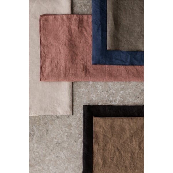 Jasnoniebieska lniana serwetka Blomus Lineo, 42x42 cm-image-2